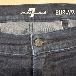 7 For All Mankind Dark Denim Jeans